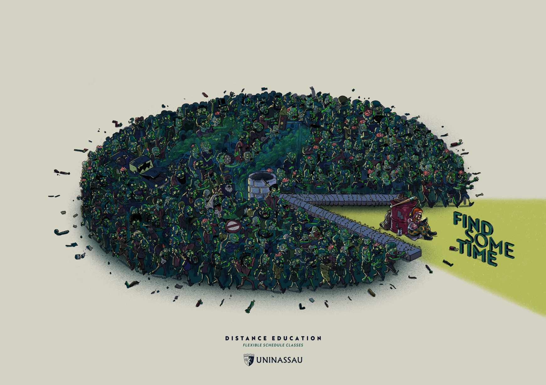 UNINASSAU Print Ad - Find Some Time, 3 