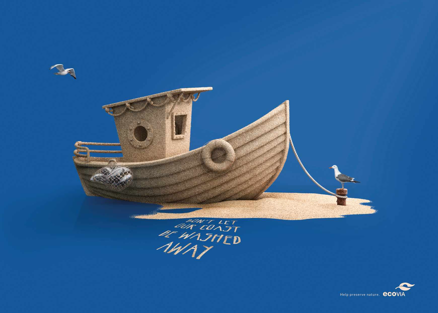 Ecovia Print Ad - Boat