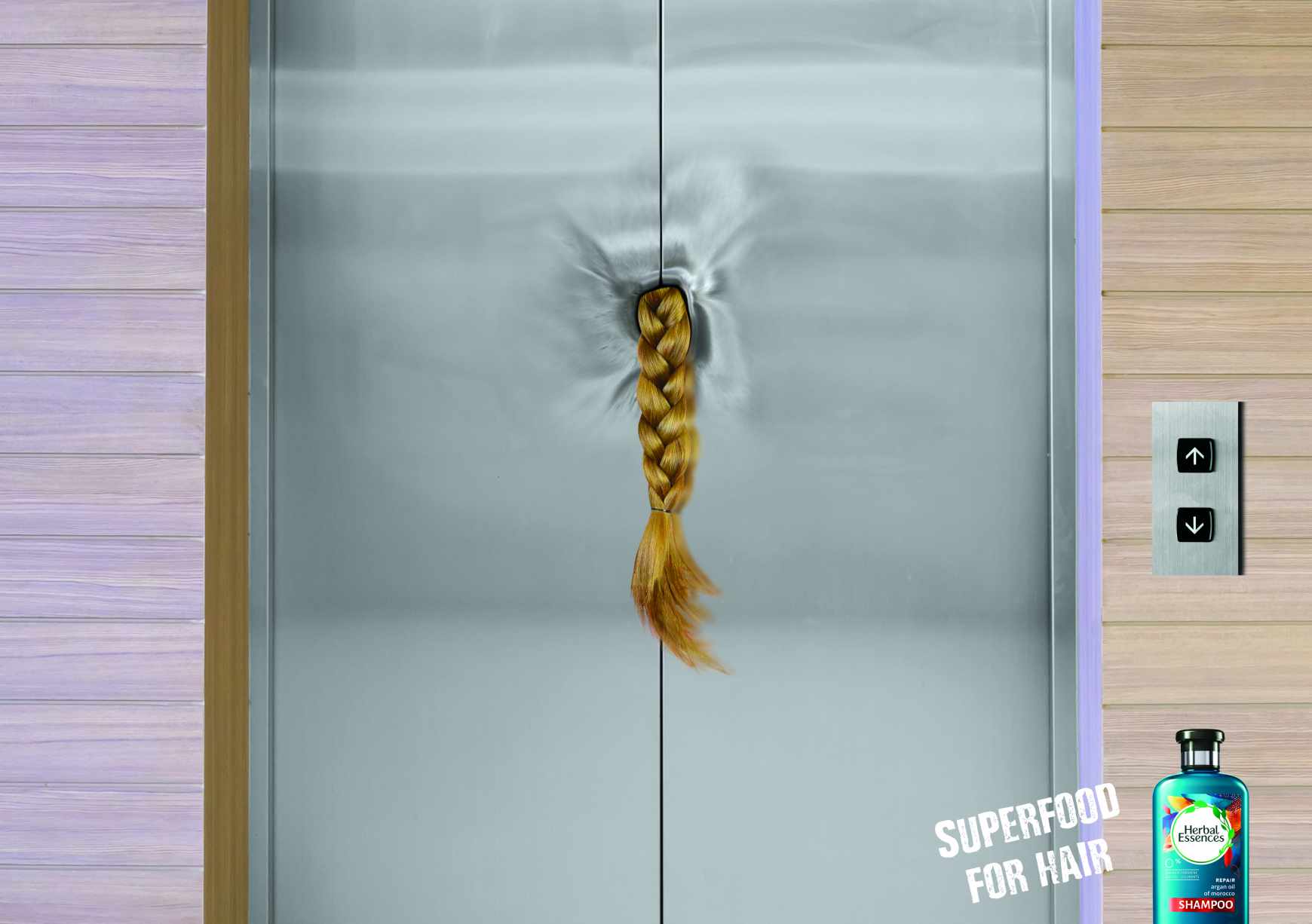 Herbal Essences Print Ad - Elevator