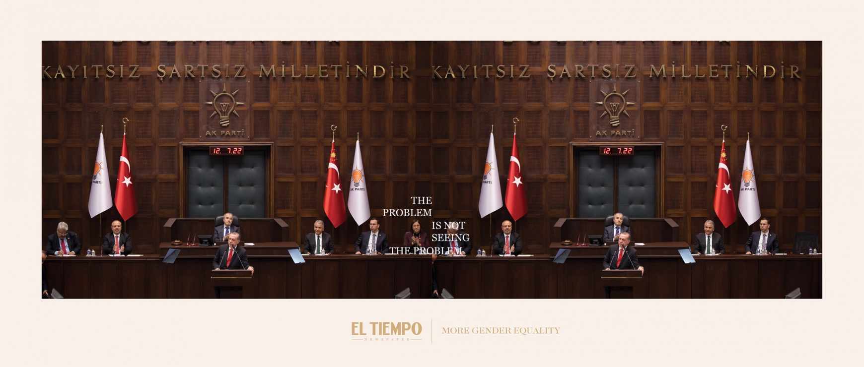 El Tiempo Print Ad - The Invisible Women, Turkey