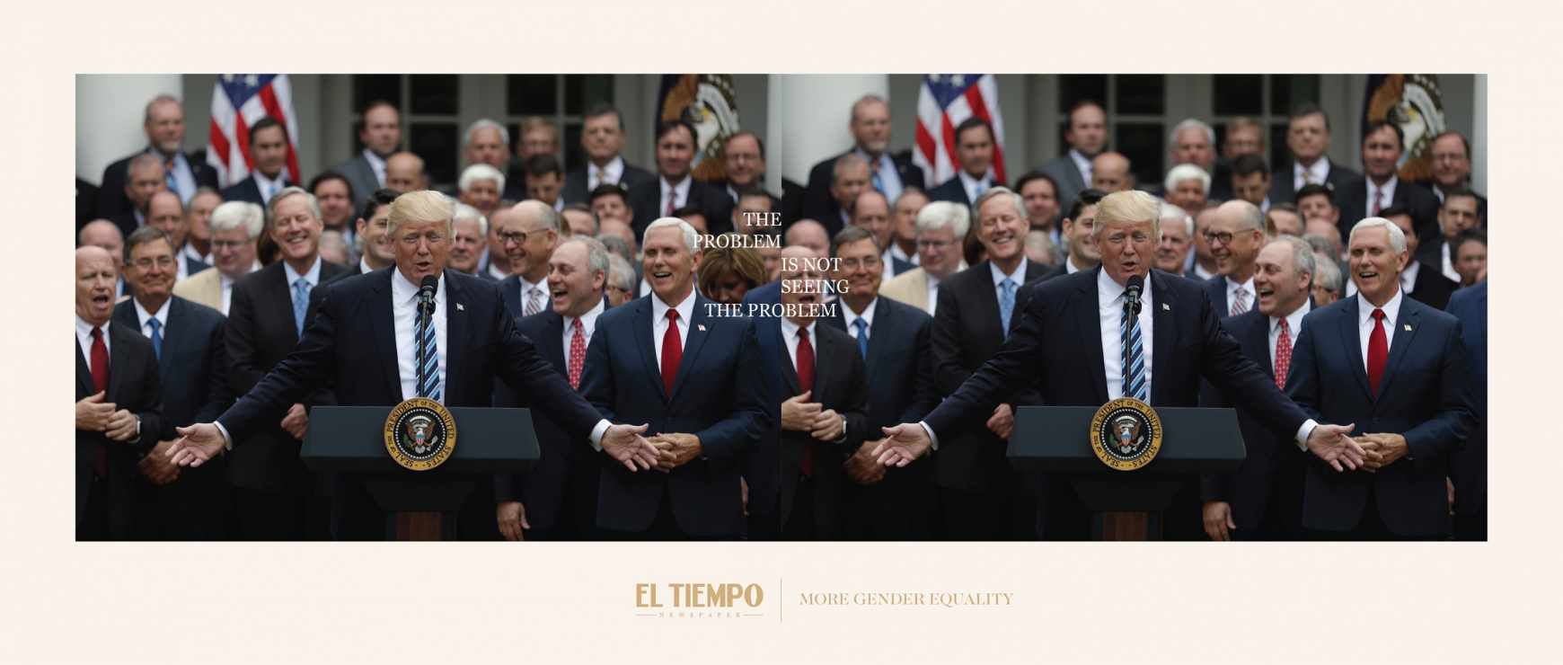 El Tiempo Print Ad - The Invisible Women, USA