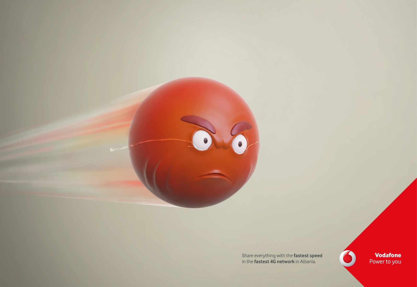 Vodafone Print Ad - Speed Tears, 2