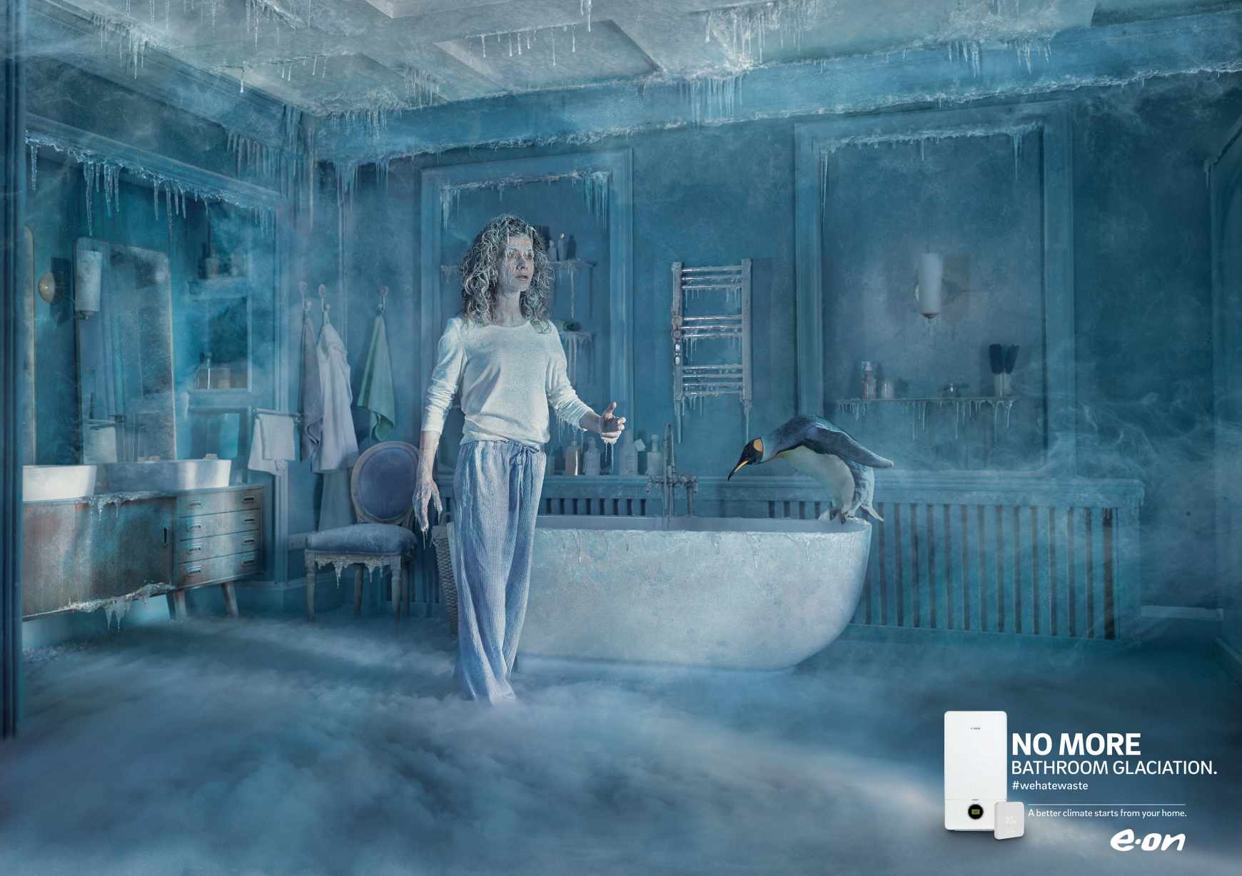 E.ON Print Ad - E.ON ClimaSmart – Bathroom