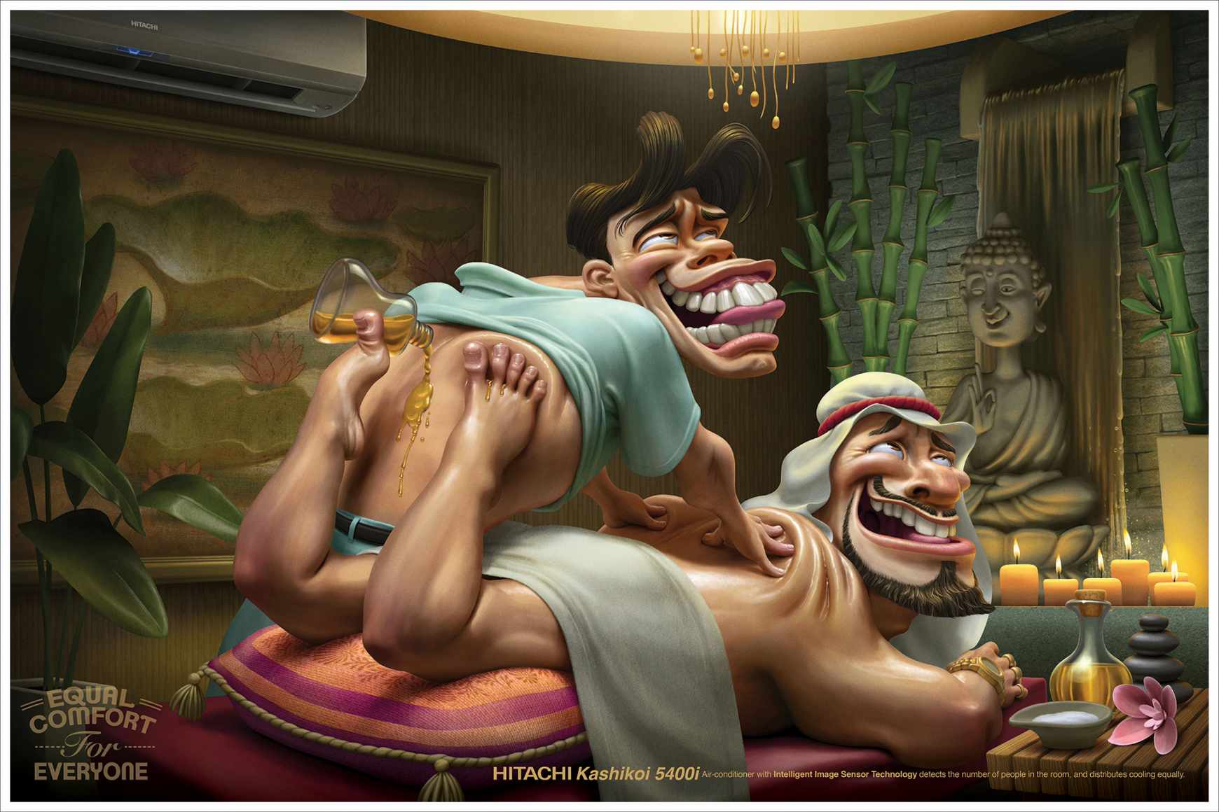 Hitachi Print Ad - Equal Comfort, 3 