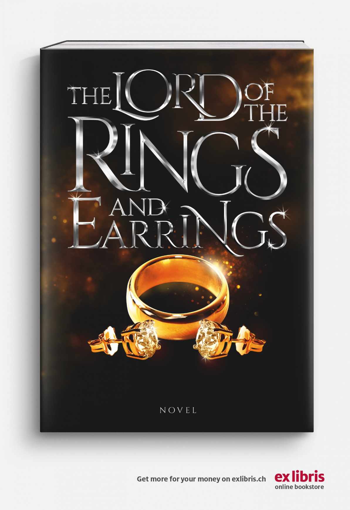 Ex Libris Print Ad - The Lord Of The Rings And Earrings