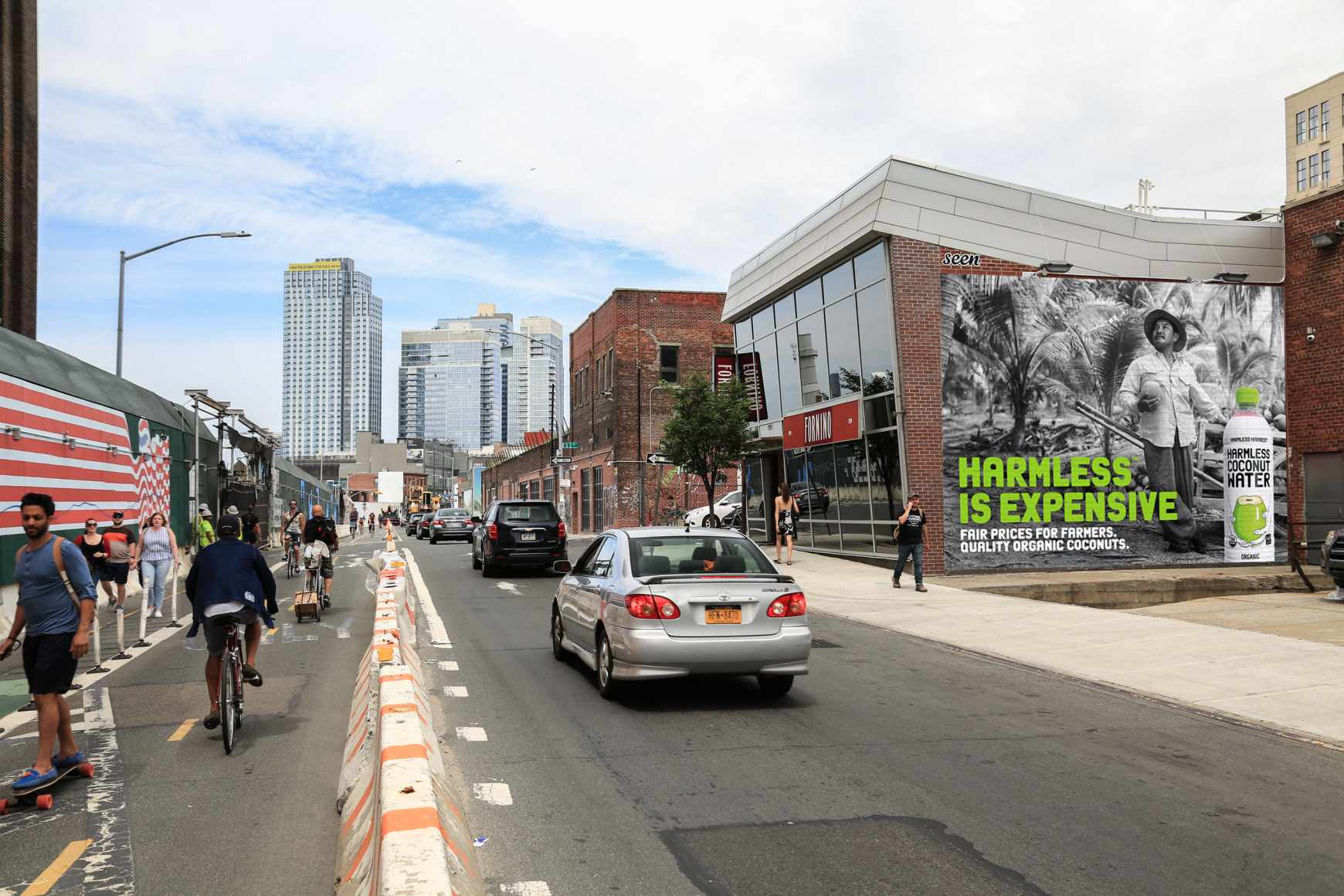 Harmless Harvest Coconut Water Outdoor Ad - Harmless Is