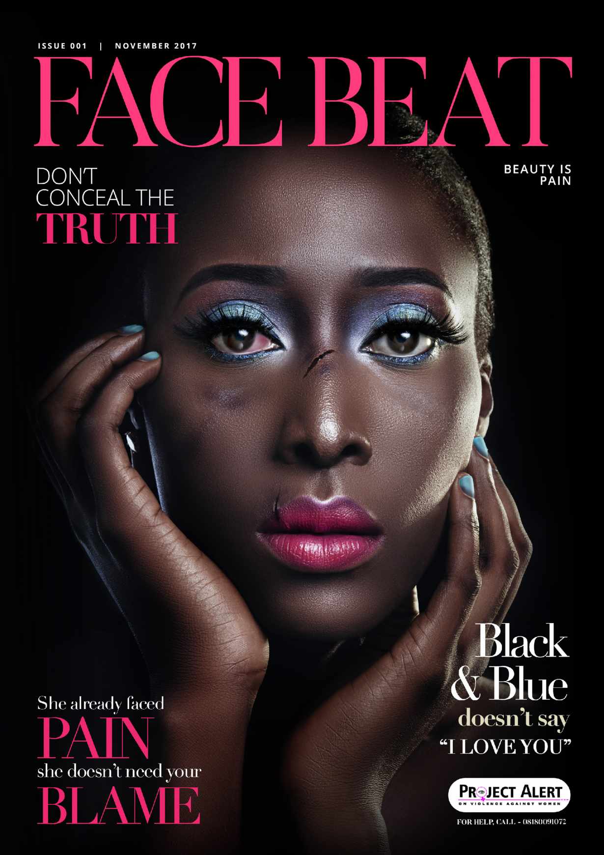 Project Alert on Violence Against Women Print Ad - #STOPTHEBLAME - Face Beat 