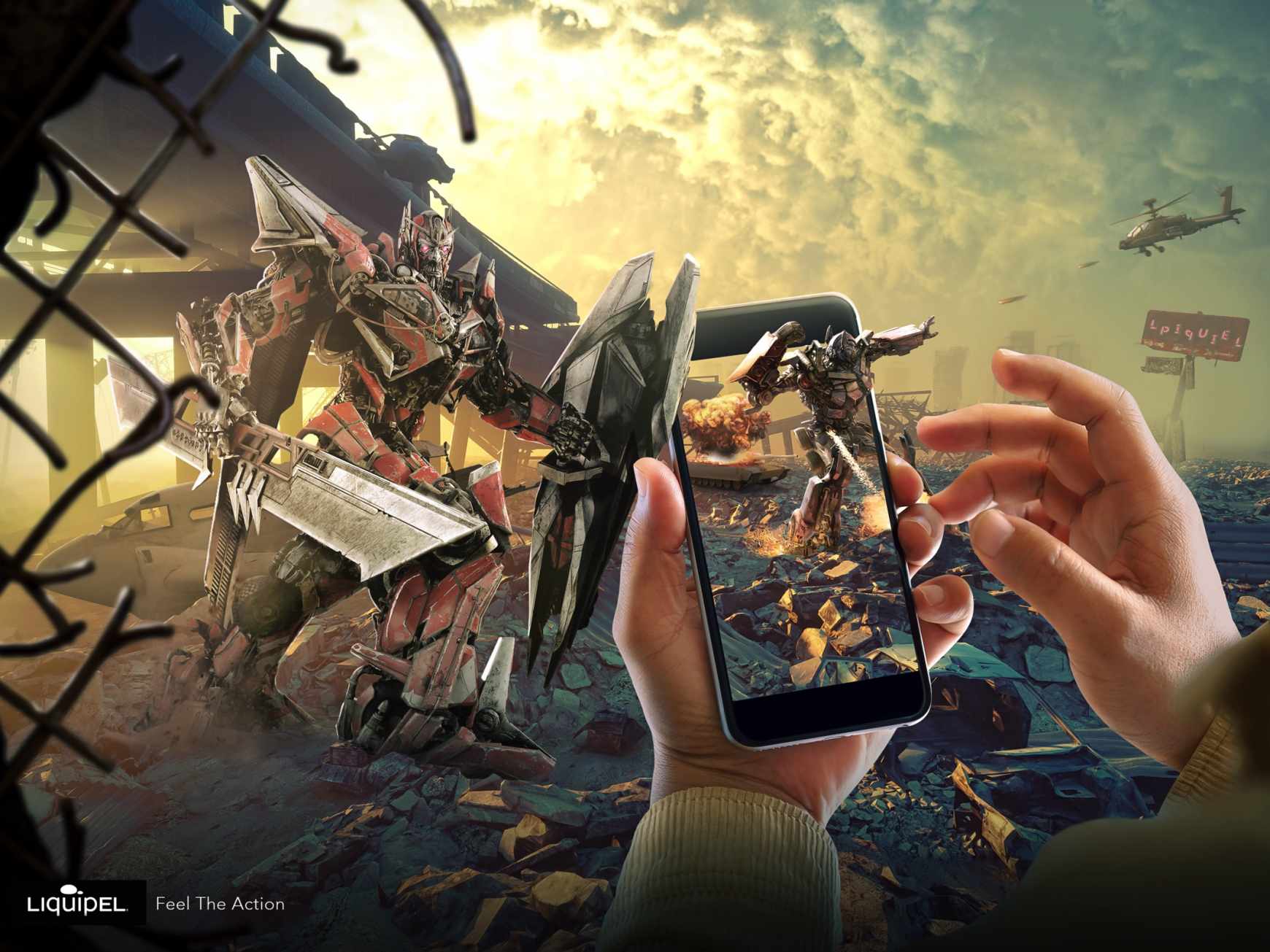 Liquipel Print Ad - Feel The Action 