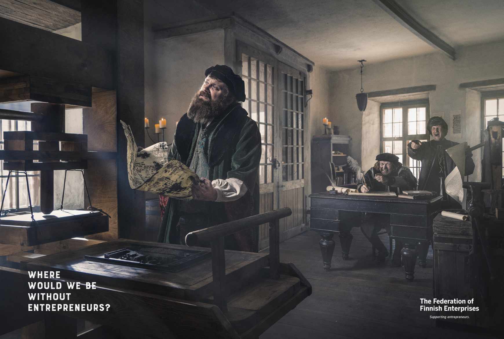 The Federation of Finnish Enterprises Print Ad - Strasbourg