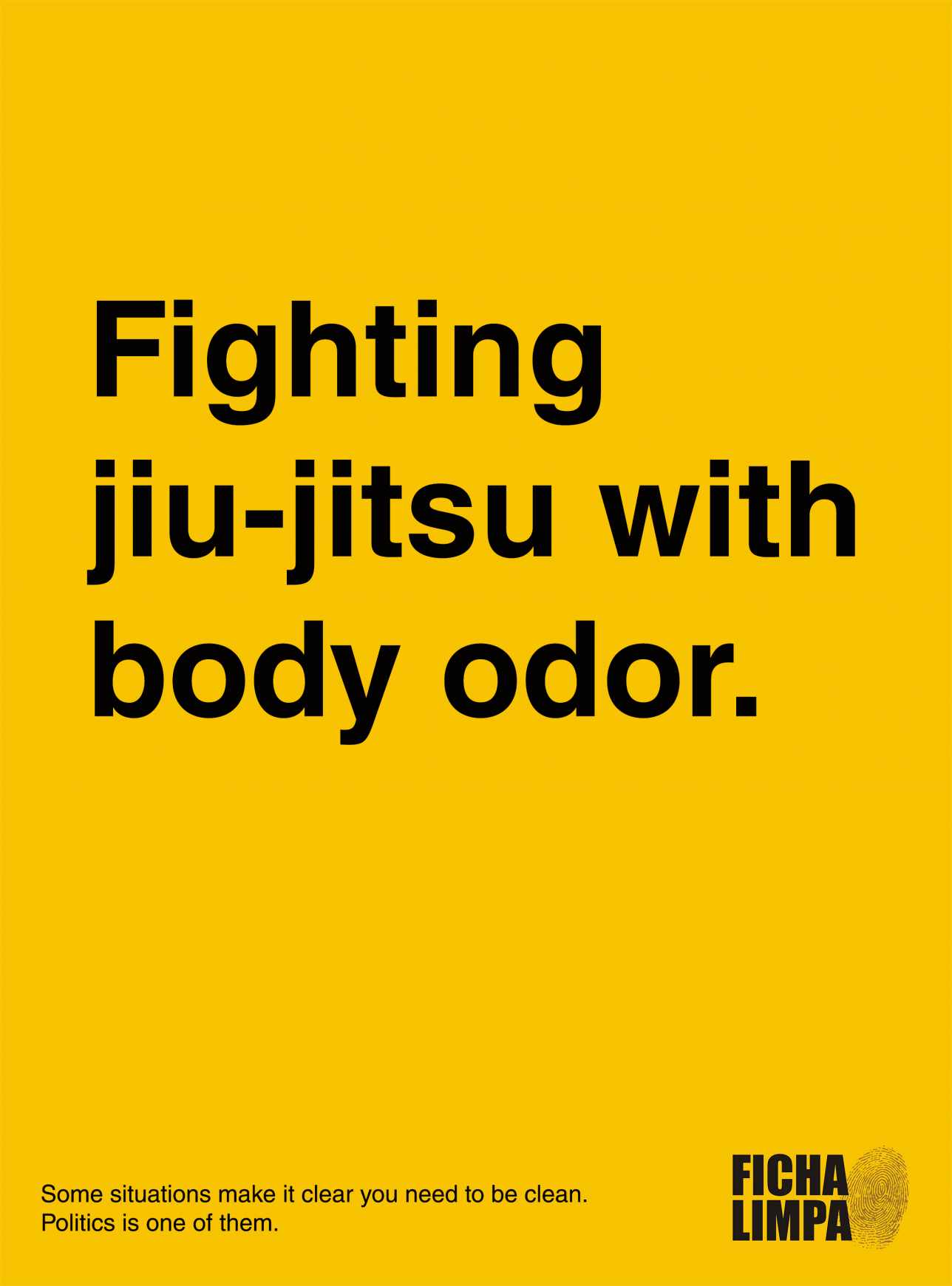 Ficha Limpa Print Ad - Fighting