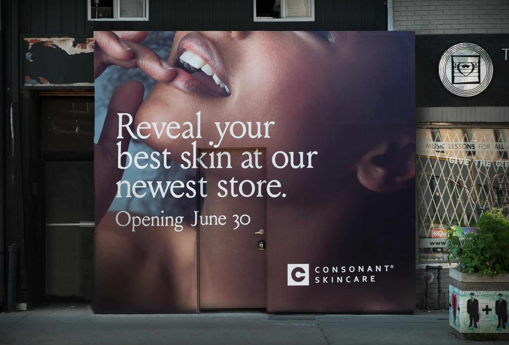 Consonant Skincare Outdoor Ad - Reskinning
