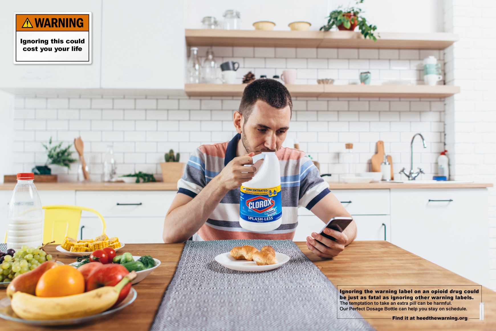 One Show Print Ad - Head the Label