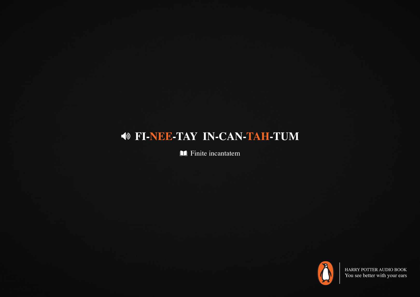 Penguin Print Ad - Finite incantatem