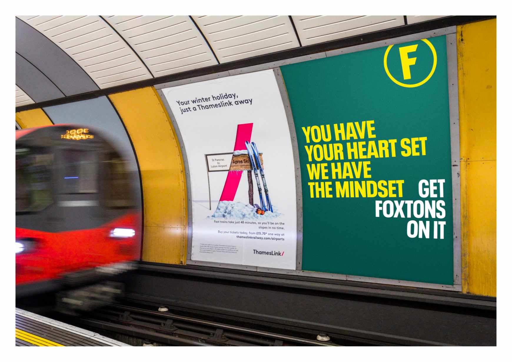 Foxtons Outdoor Ad - Get Foxtons On It