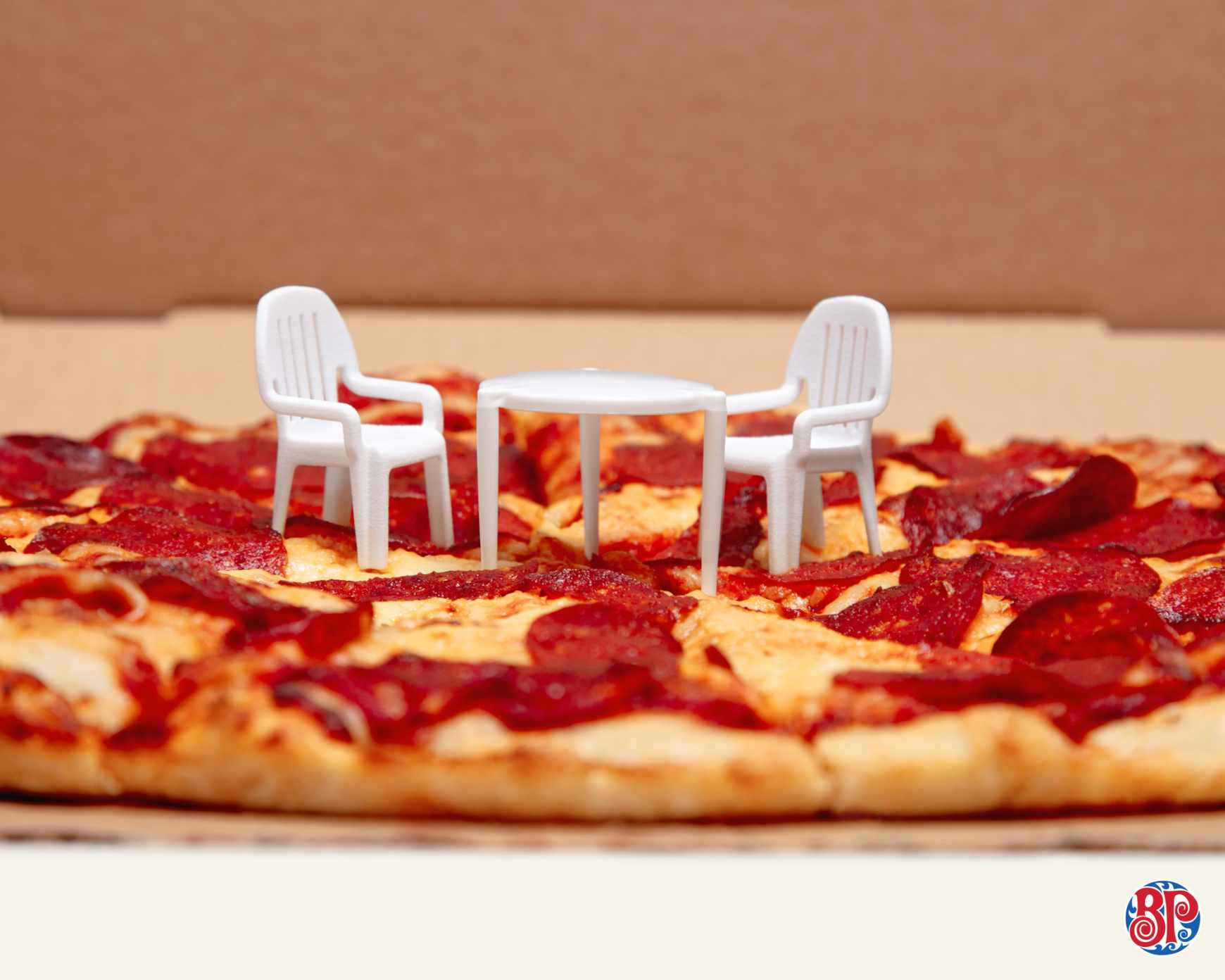 Boston Pizza Design Ad - The Pizza Patio Set 