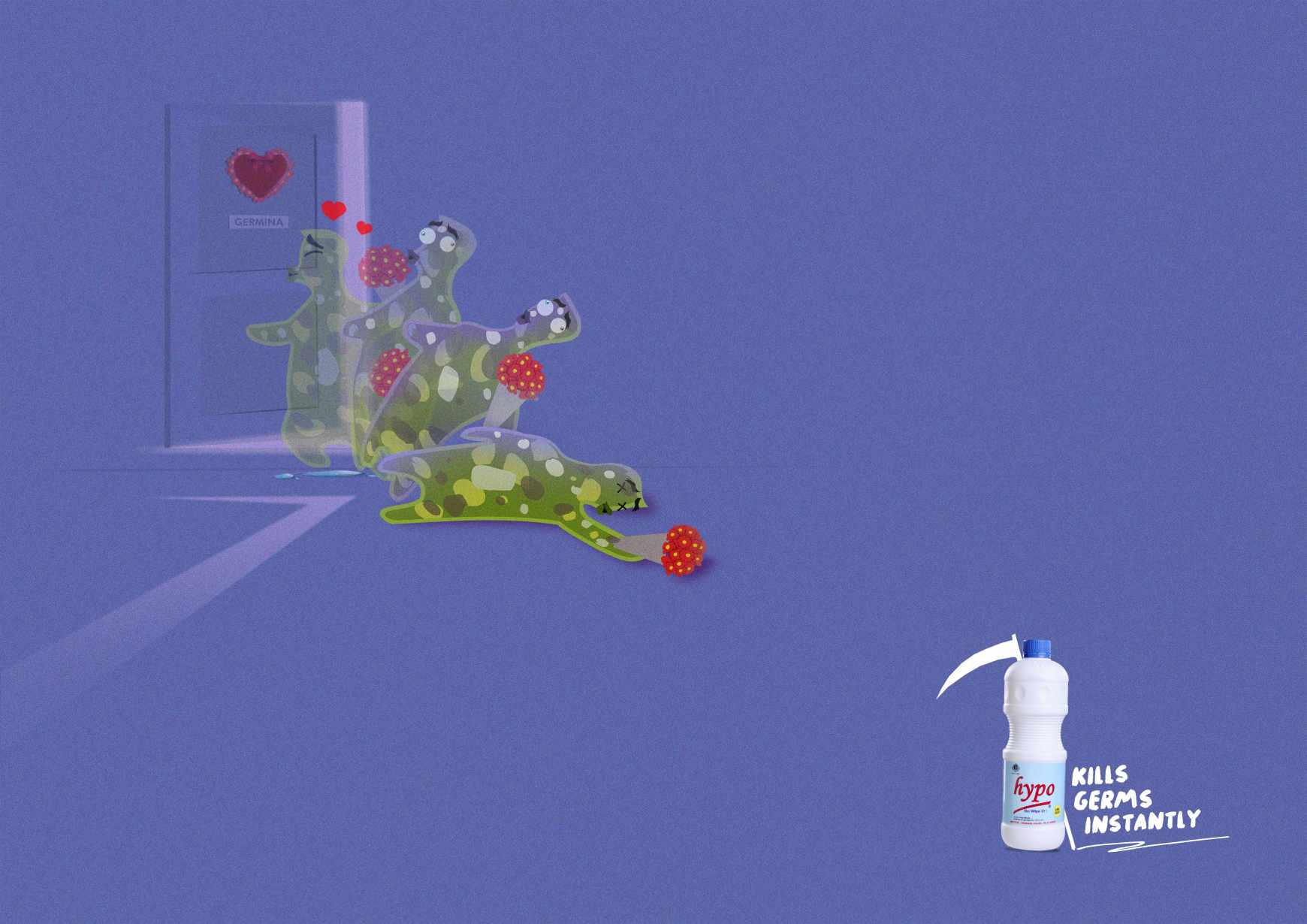 Hypo Bleach Print Ad - Dead on Arival - Lover