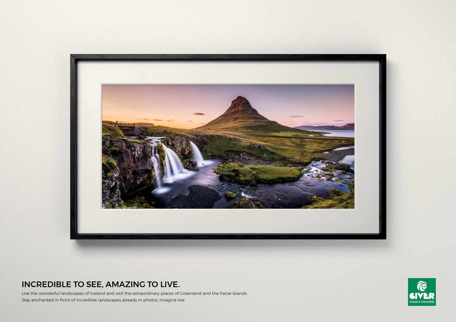 Giver Viaggi Print Ad - Travel Masterpiece, Iceland