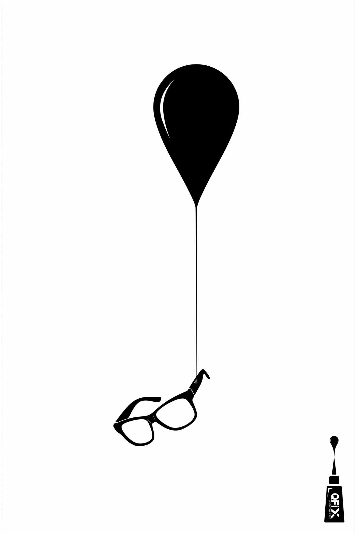 Qfix Print Ad - Glasses 