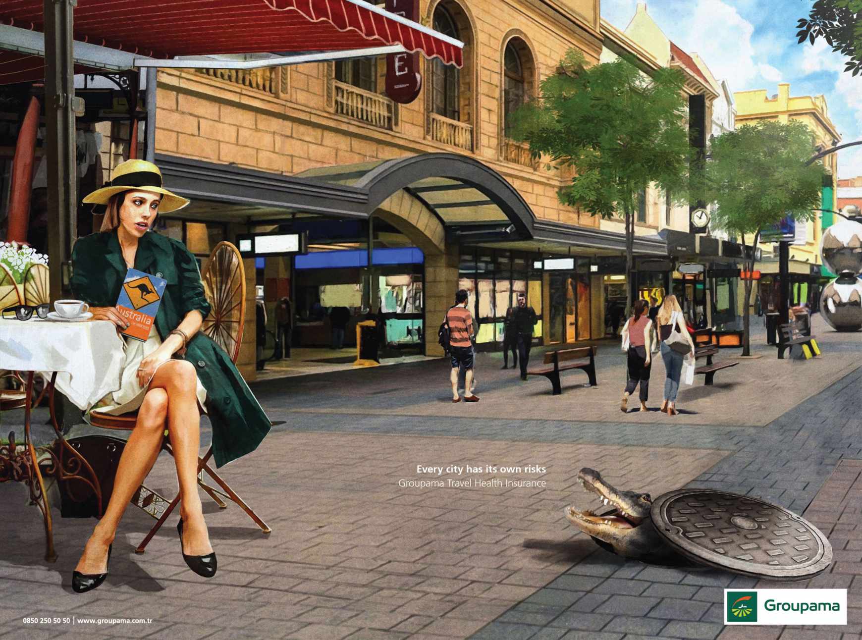Groupama Print Ad - Australia 