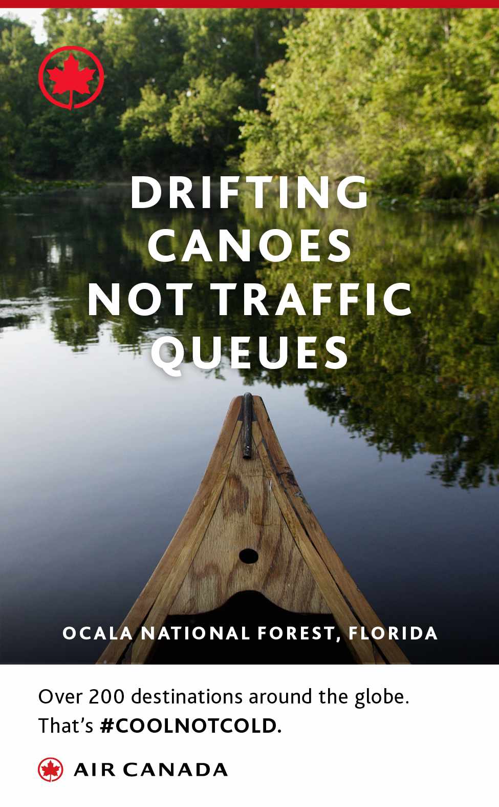 Air Canada Outdoor Ad - Drifting 