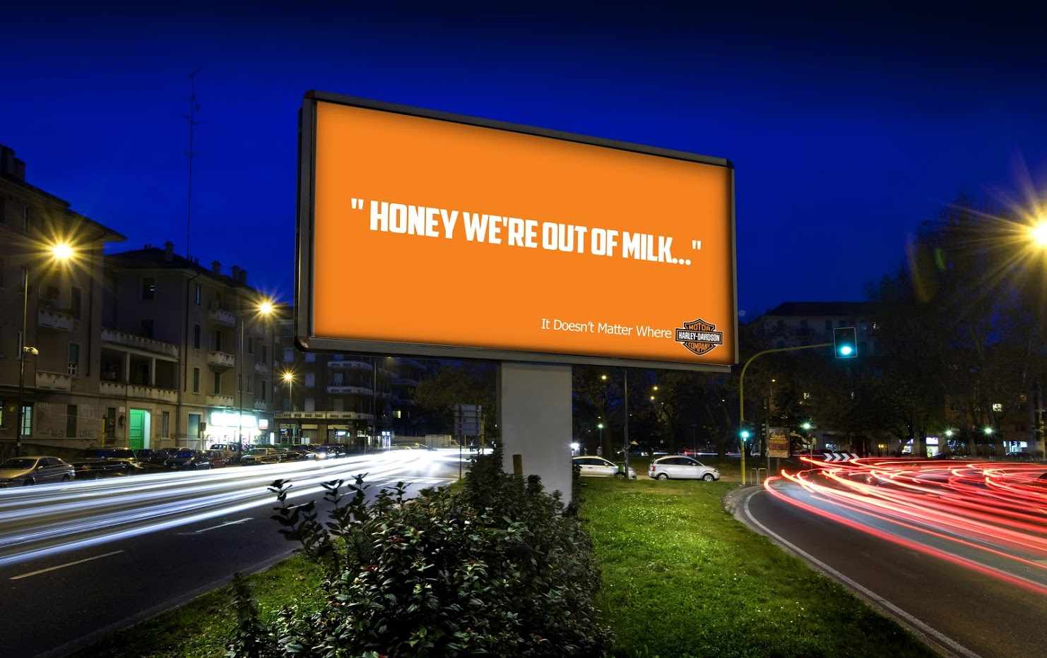 Harley-Davidson Print Ad - Enjoy The Ride, 2 