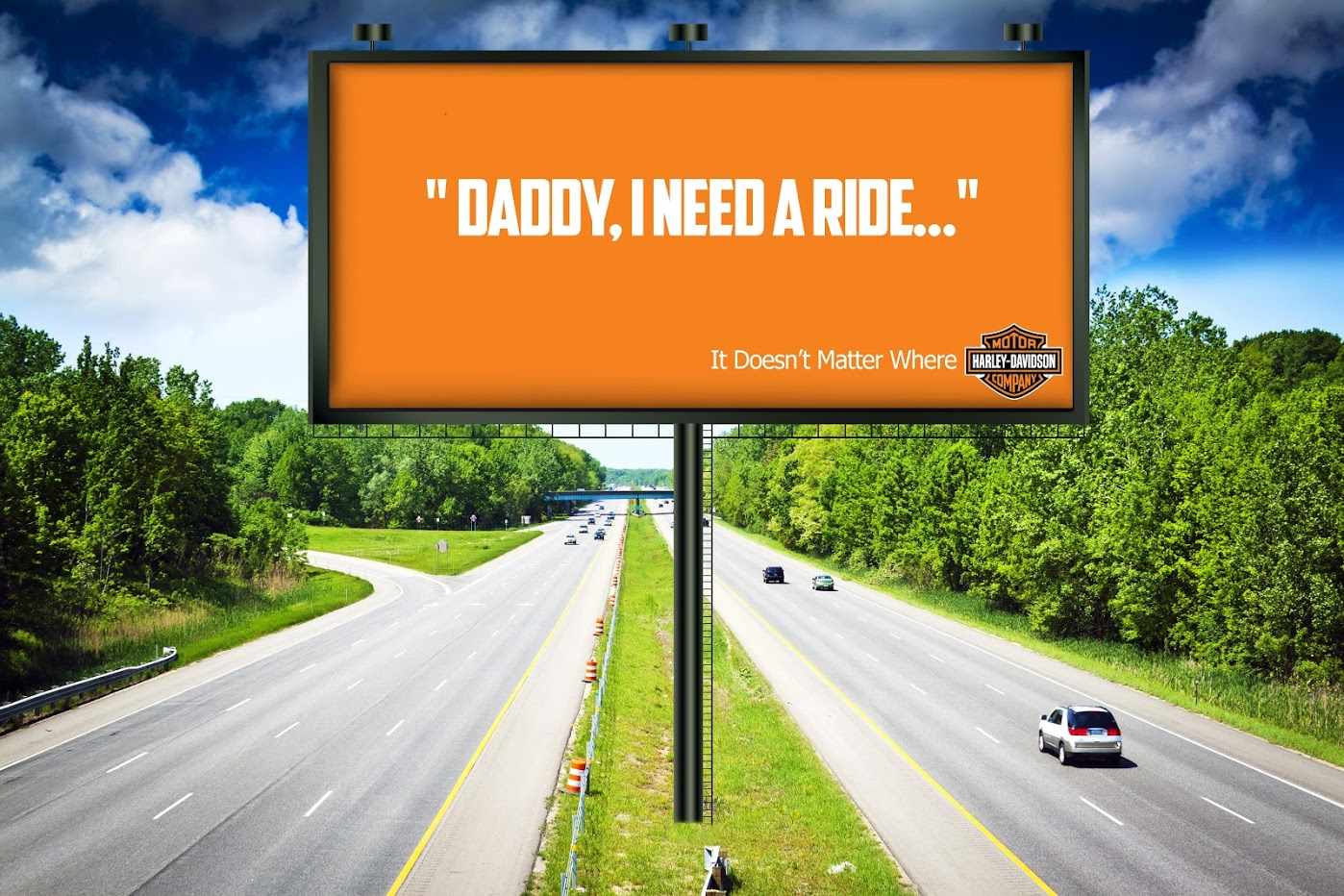 Harley-Davidson Print Ad - Enjoy The Ride, 1 