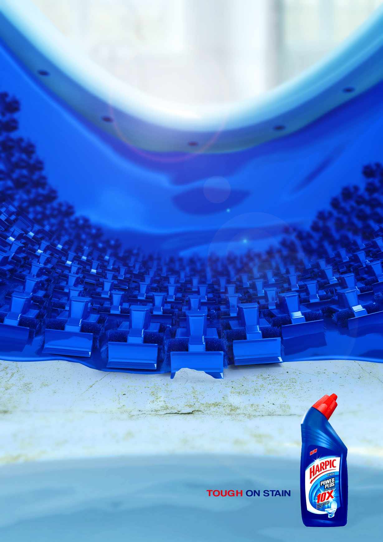 Harpic Print Ad - Tough on Stain