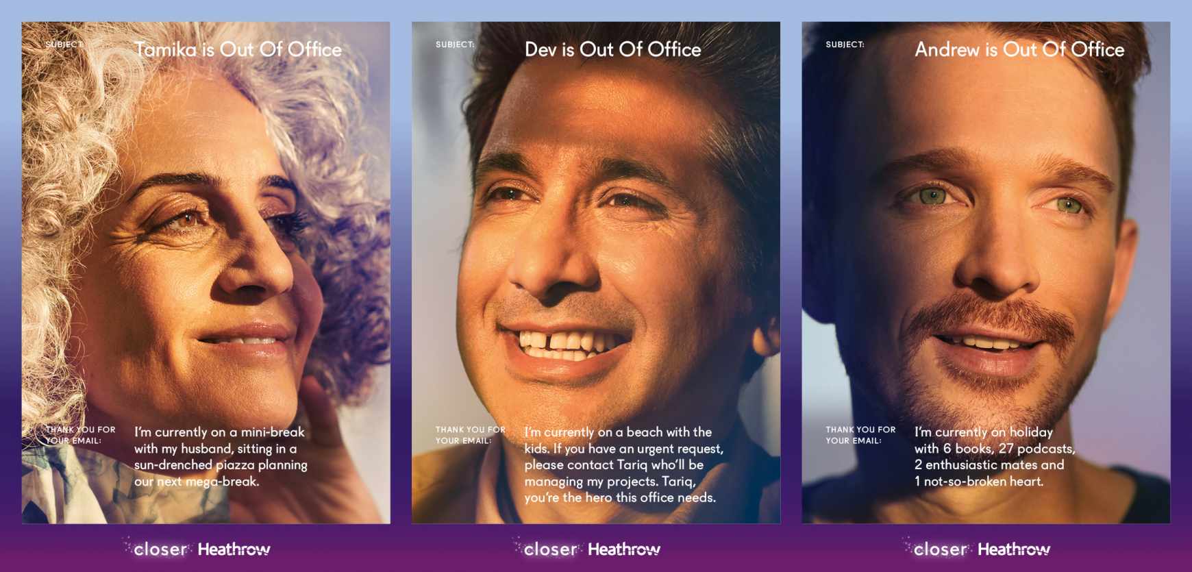 Heathrow Airport Integrated Ad - Out of Office