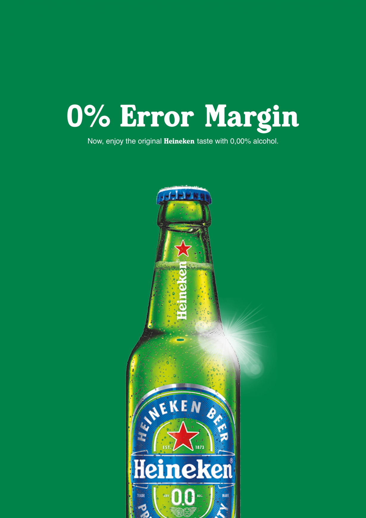 Heineken Print Ad - 0% Error Margin