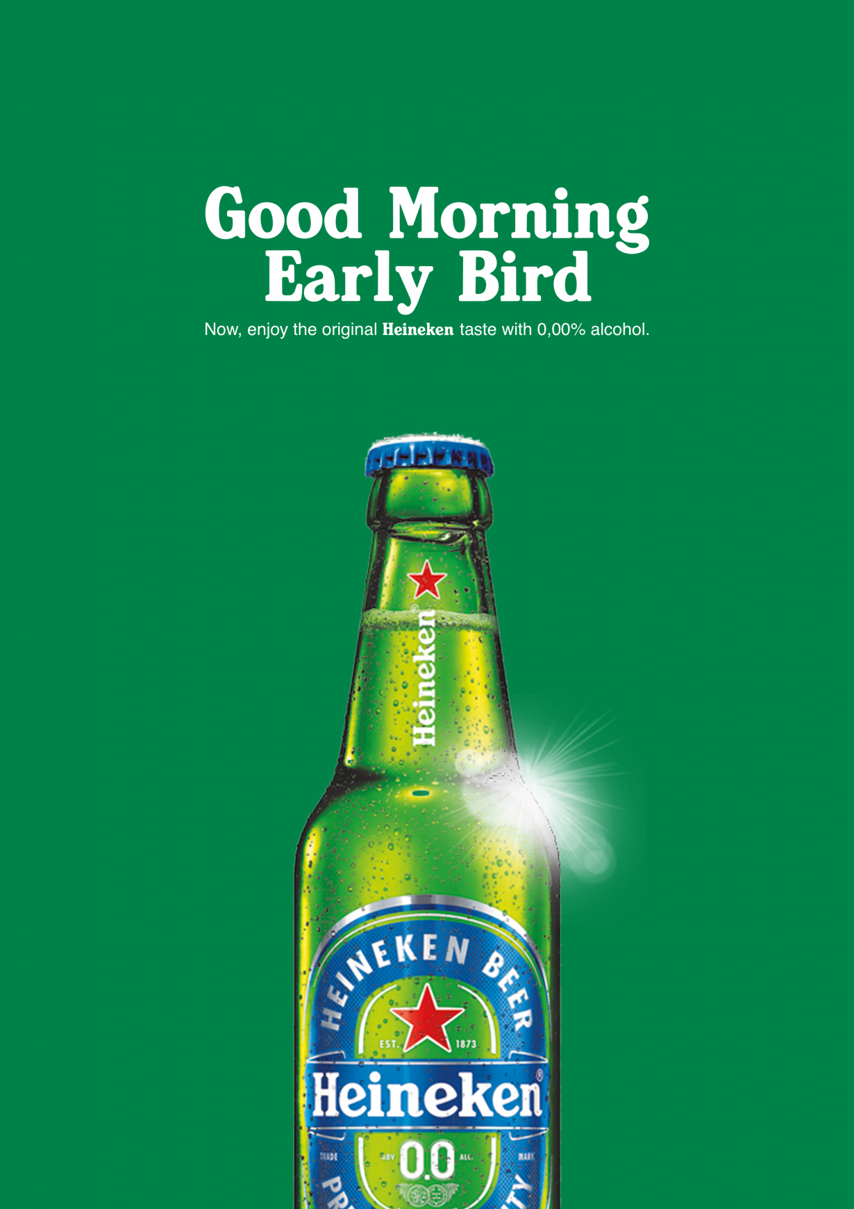 Heineken Print Ad - Good Morning Early Bird