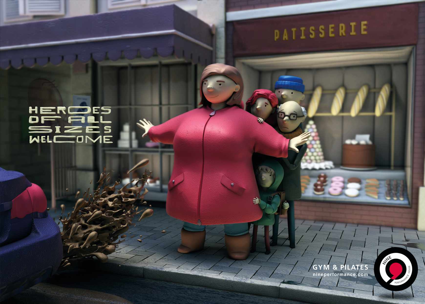 Nine Performance House Print Ad - Heroes, 1 