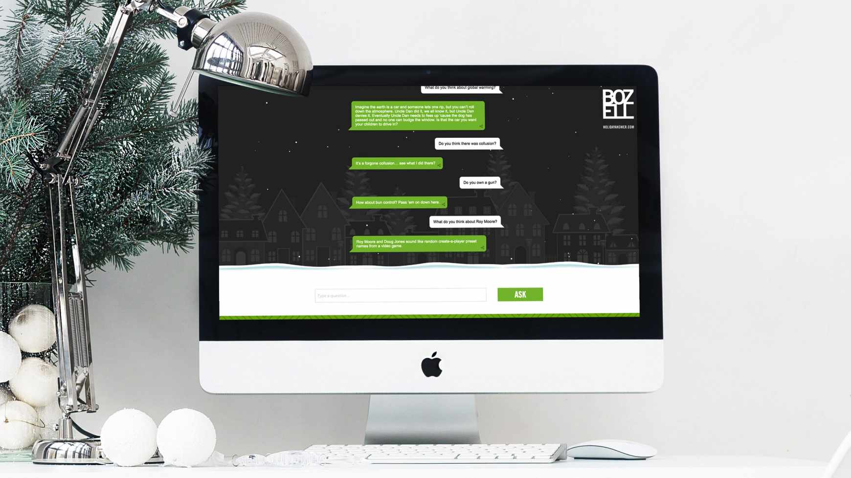 Bozell Direct Ad - Holiday Answer