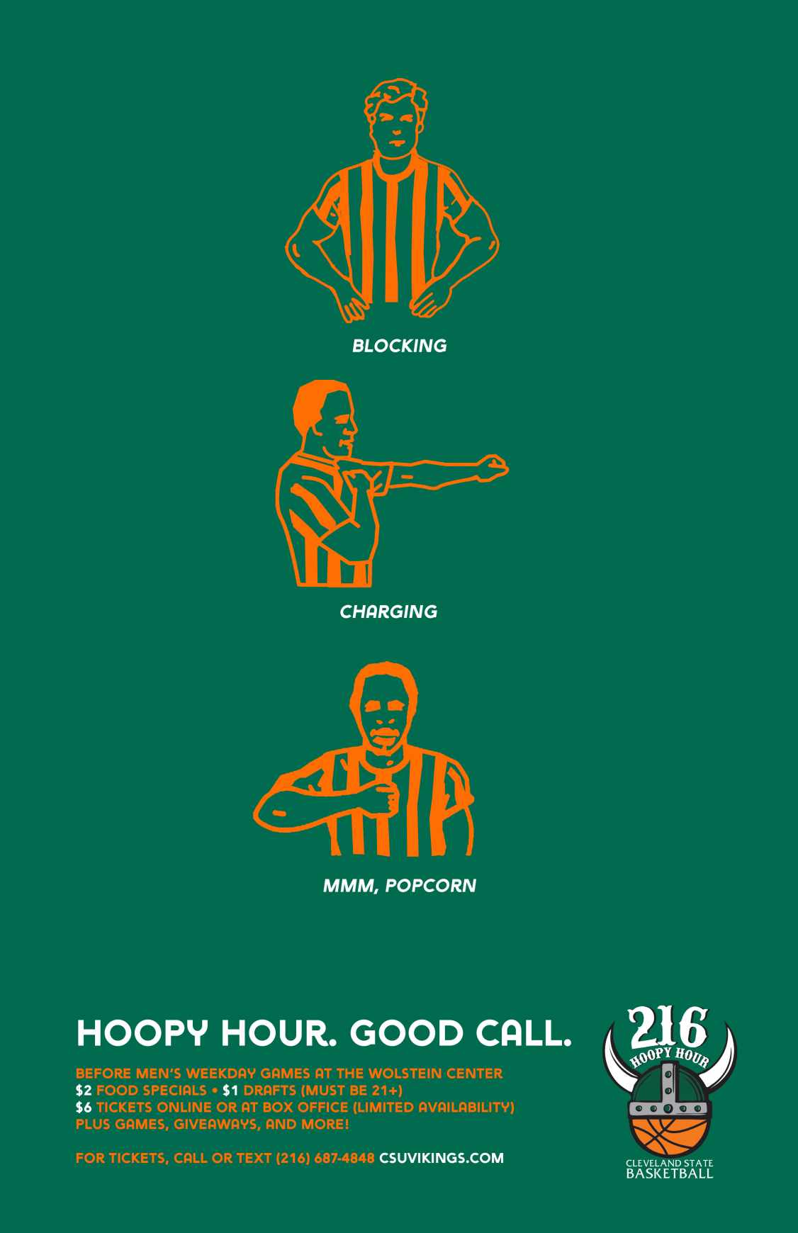 Cleveland State University Print Ad - Mmm Popcorn