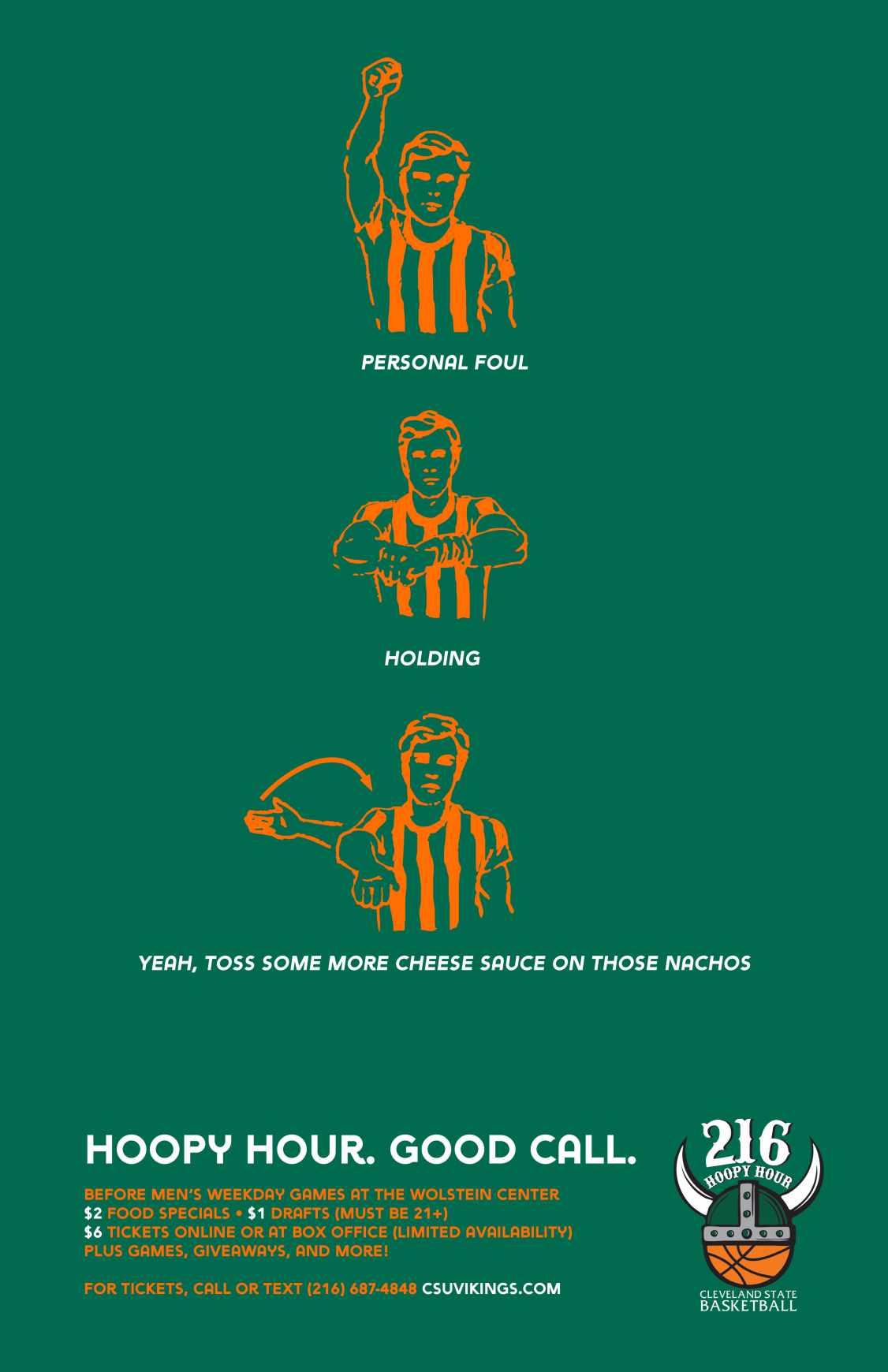 Cleveland State University Print Ad - More Cheese