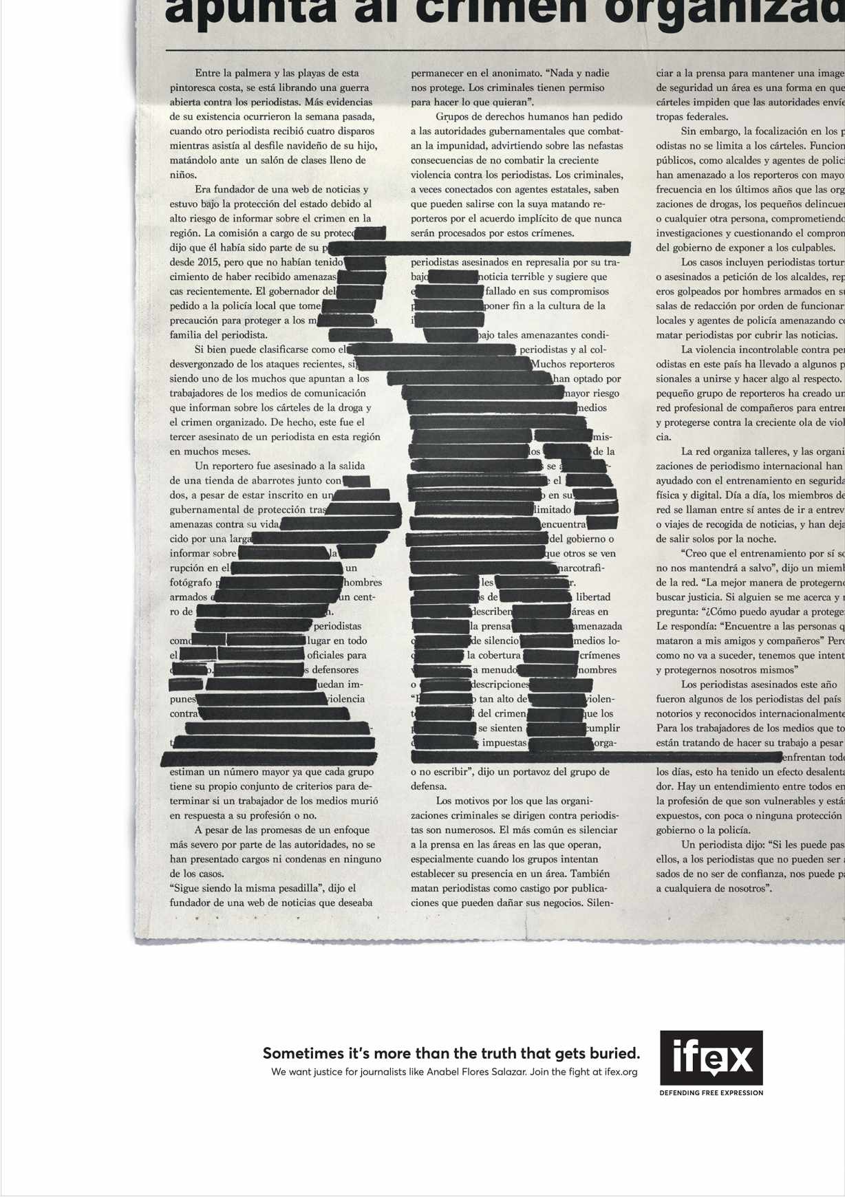 IFEX Print Ad - Tortured