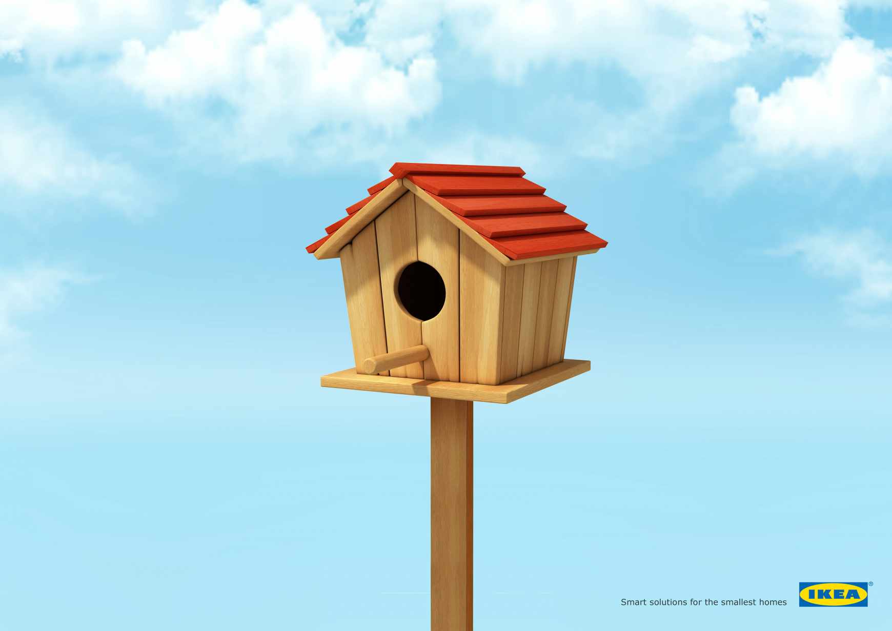 IKEA Print Ad - Smart Solution - Bird House