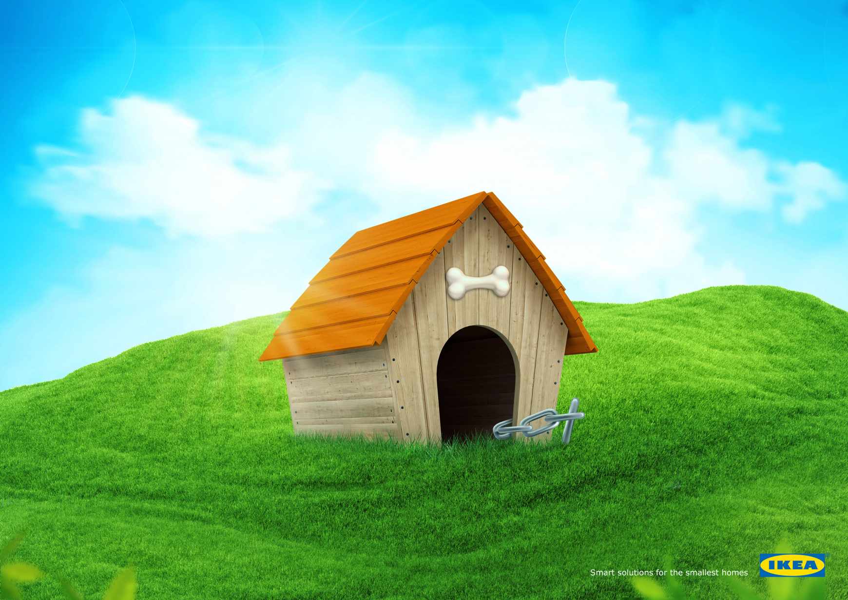 IKEA Print Ad - Smart Solution - Dog House 