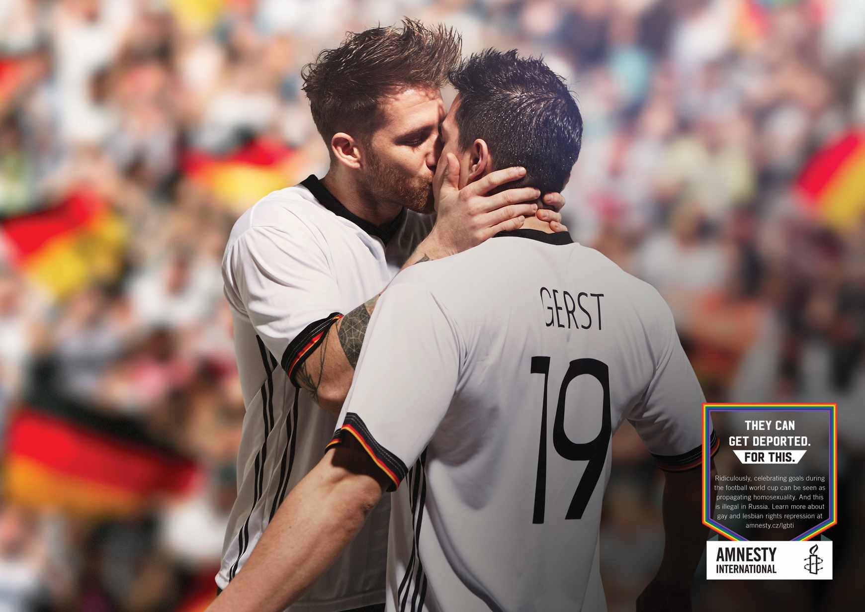 Amnesty International Print Ad - Illegal Celebration - Germany 