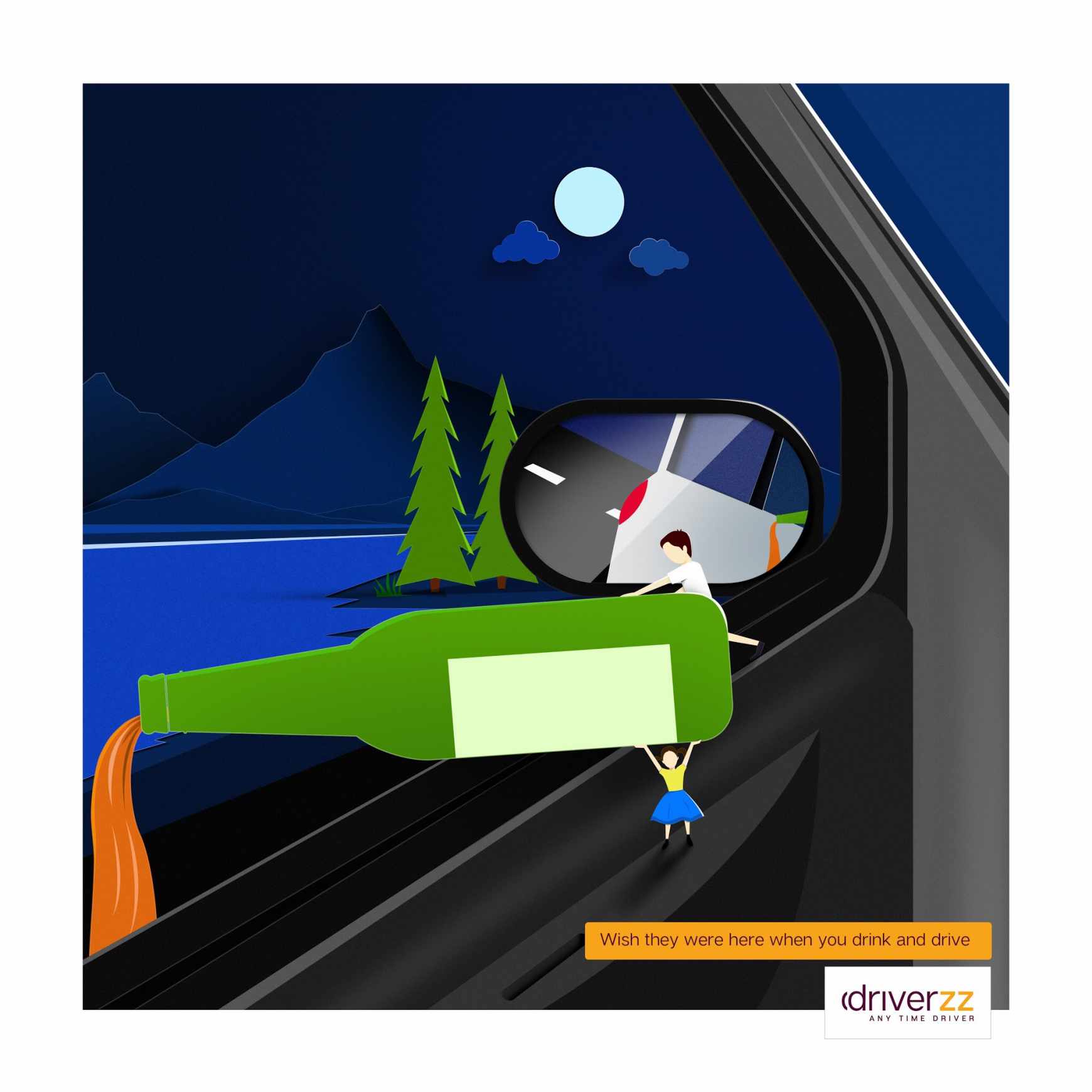 Driverzz Print Ad - Drink &amp; Drive