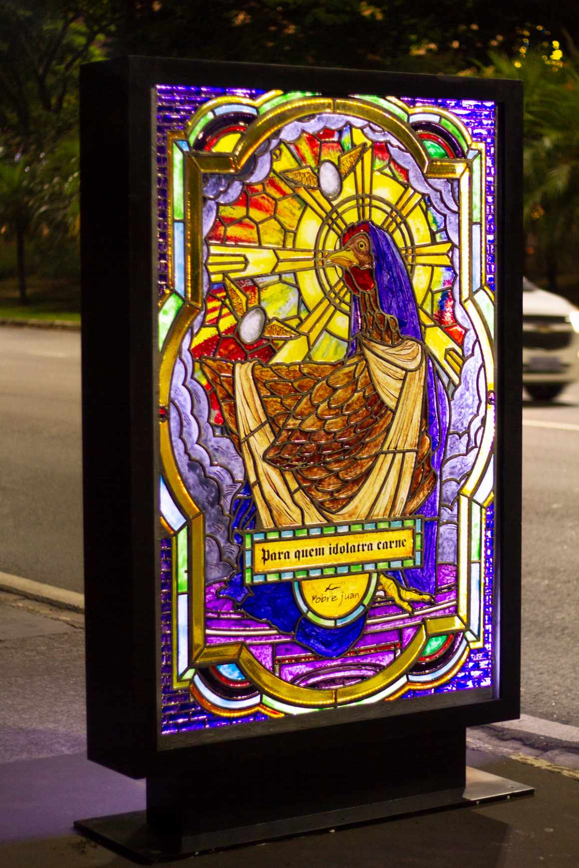 Advertisement by Dentsu, Brazil Pobre Juan Outdoor Ad - Sacred Poster