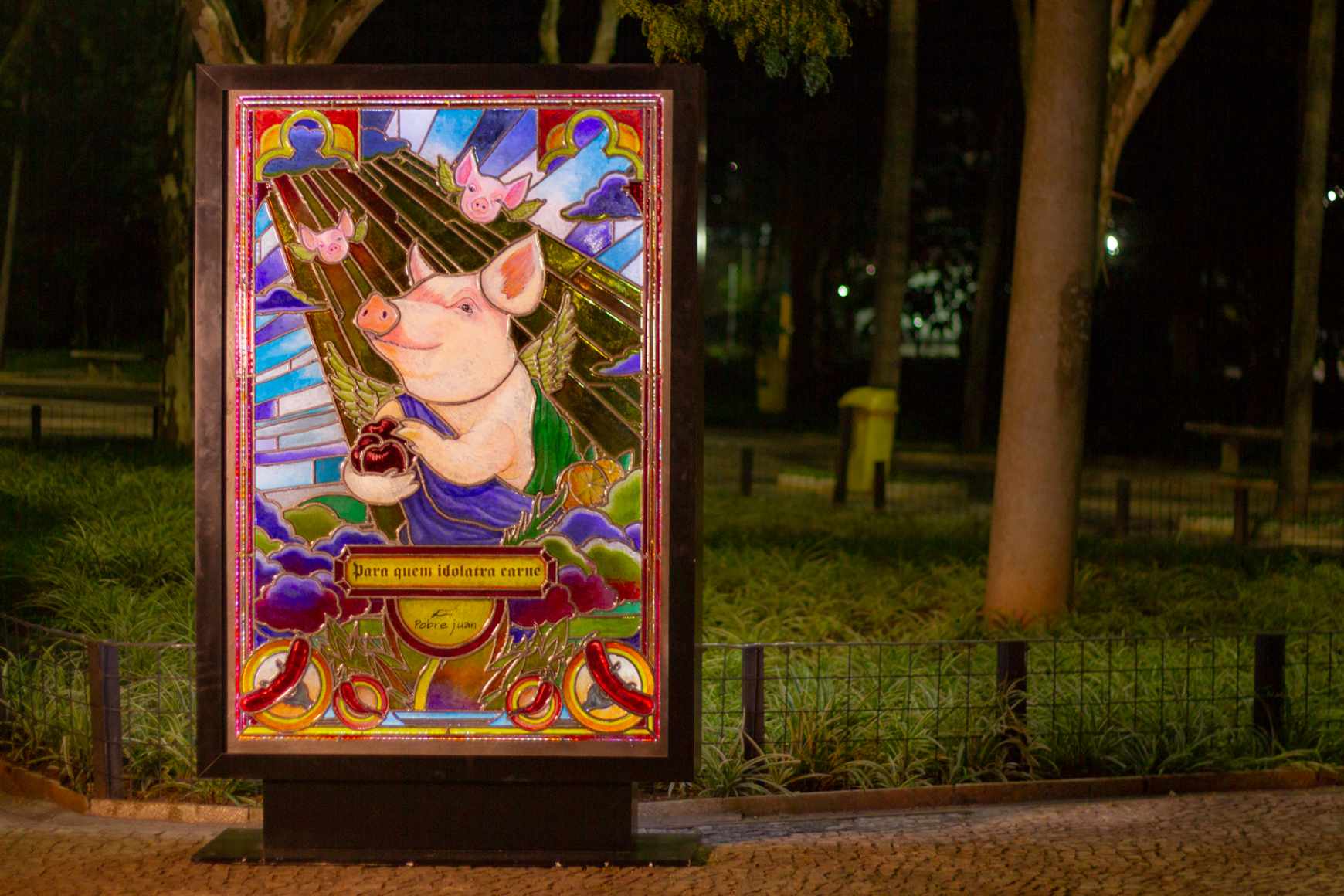 Advertisement by Dentsu, Brazil Pobre Juan Outdoor Ad - Sacred Poster
