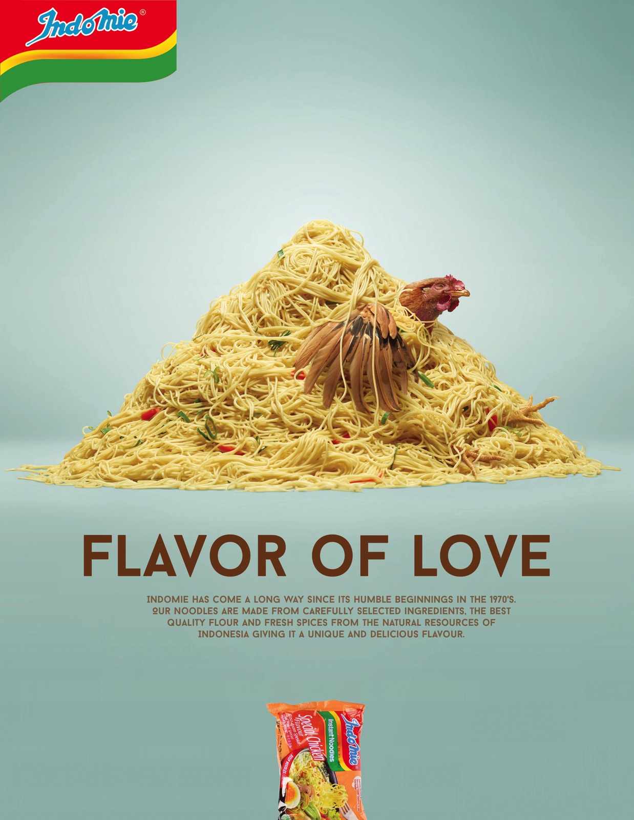Indomie Noodles Print Ad - Flavor of Love, 1 