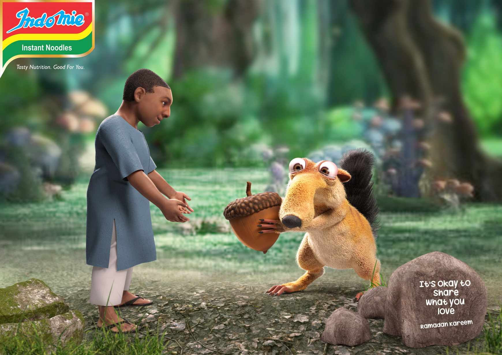Indomie Noodles Print Ad - Scrat