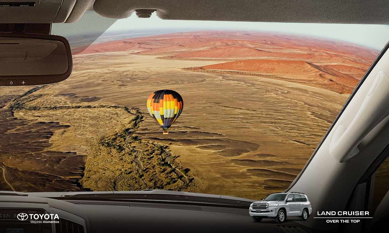 Toyota Print Ad - Over The Top, 2