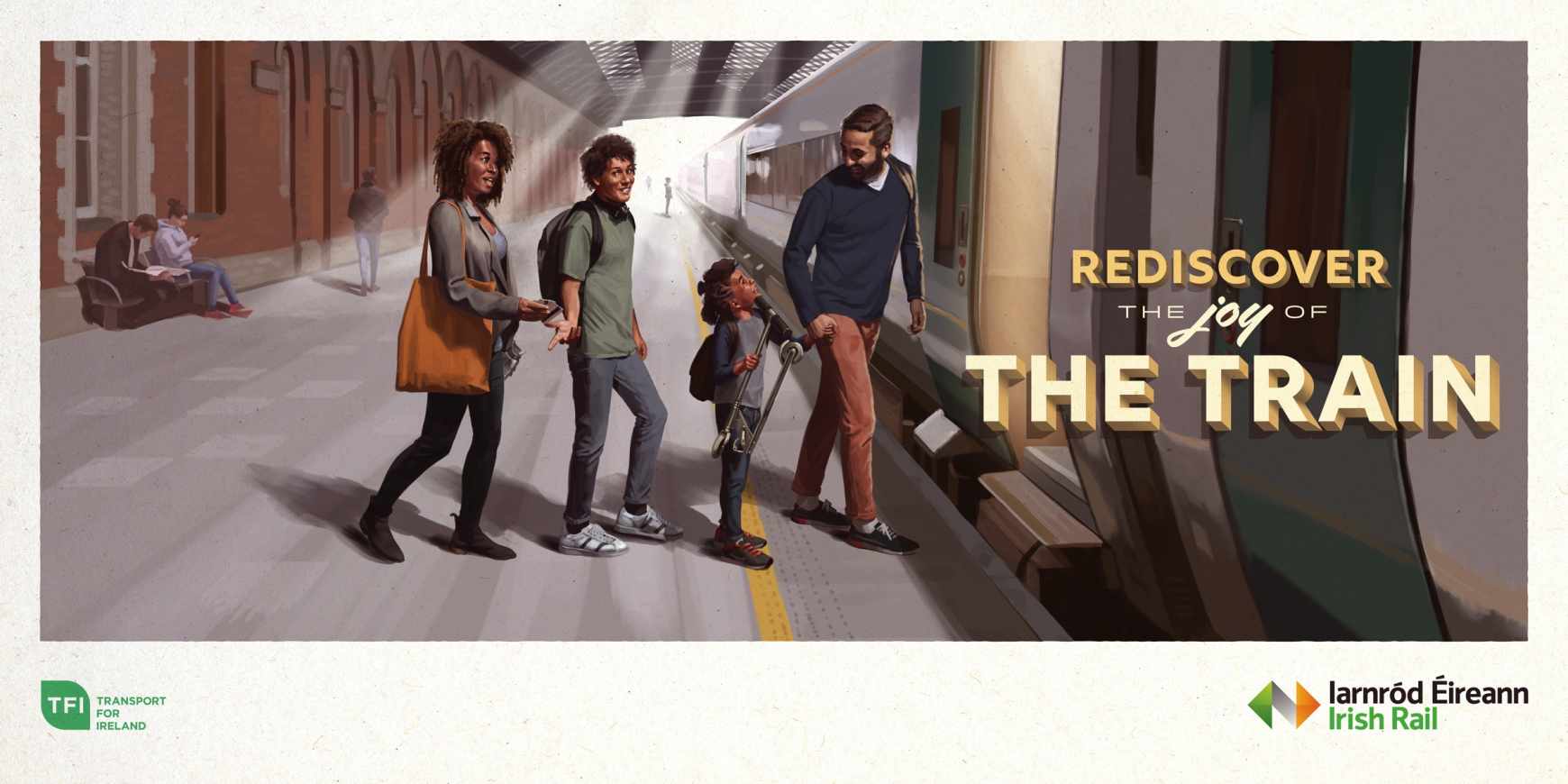Iarnród Eireann Print Ad - Rediscover the Joy of the Train, 3