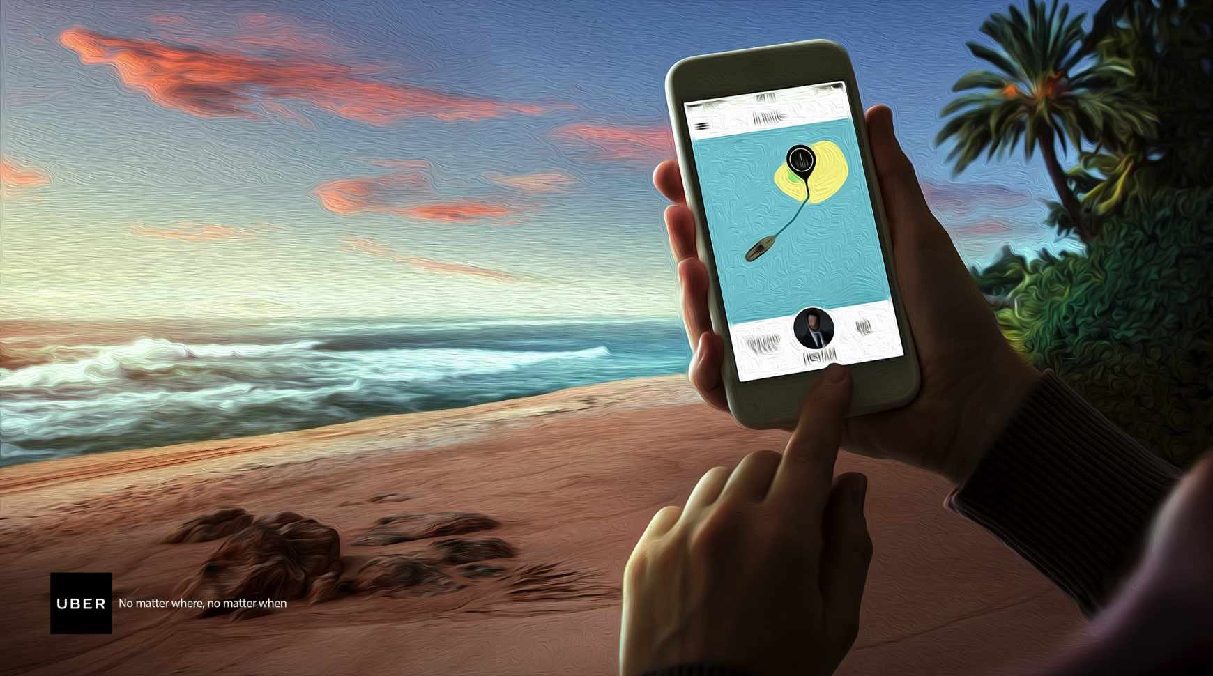 Uber Print Ad - Island