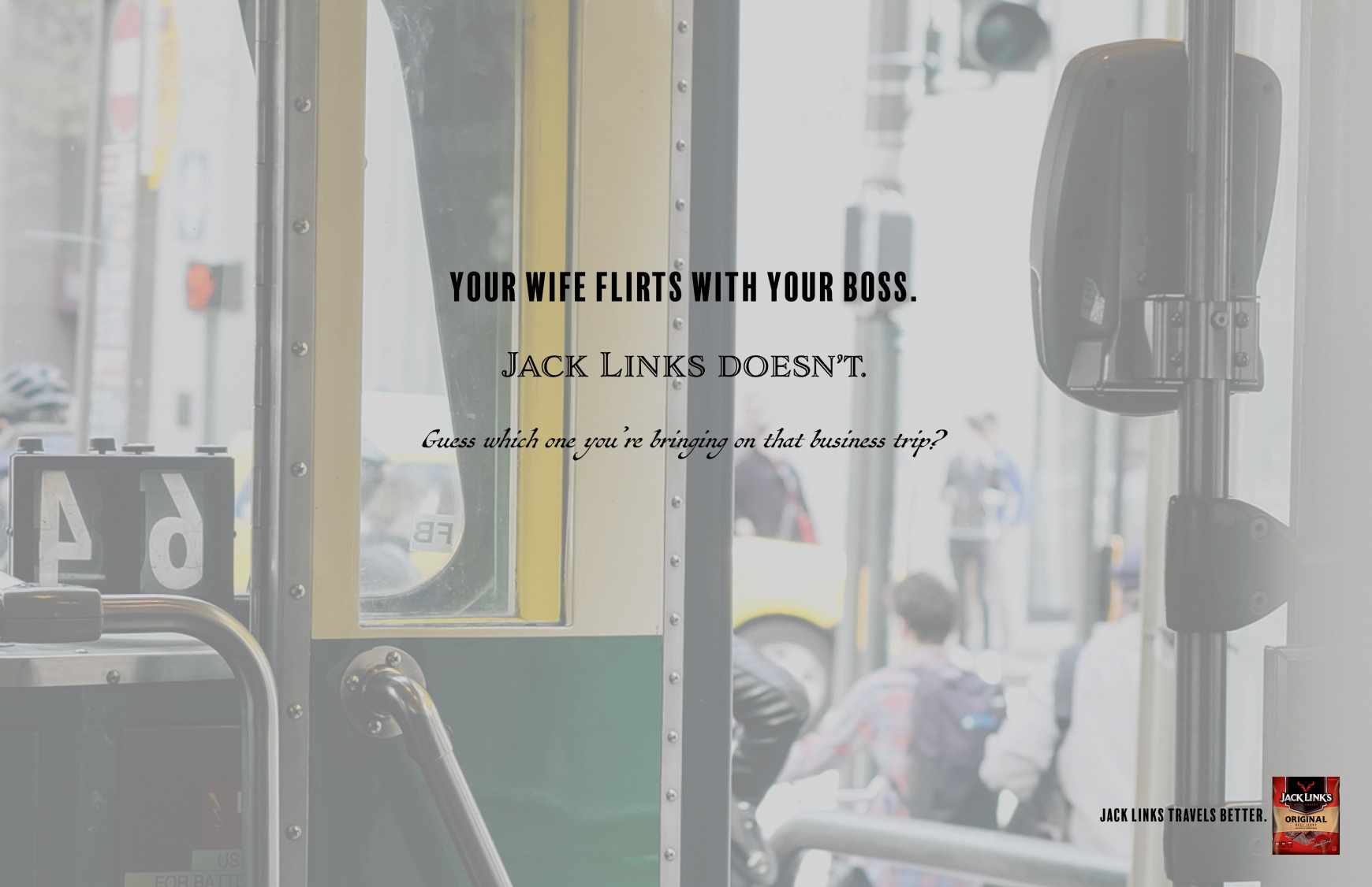 Jack Link's Print Ad - Wife 