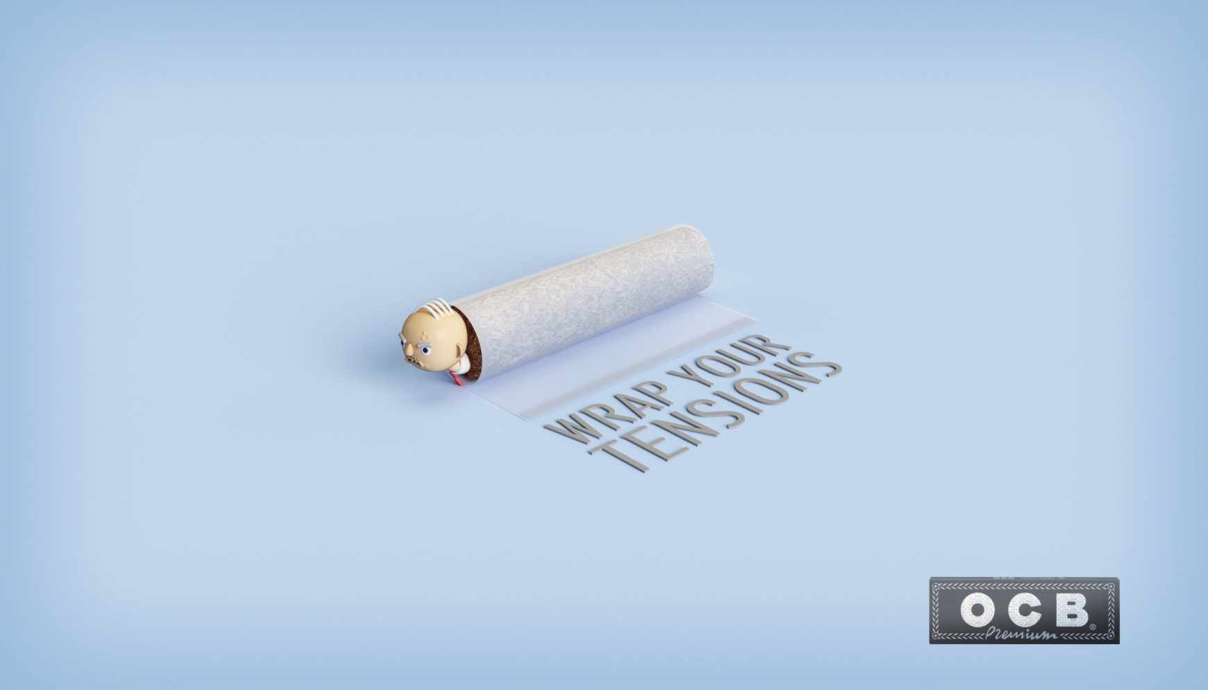 OCB Print Ad - Wrap Your Tensions - The Head of the Office