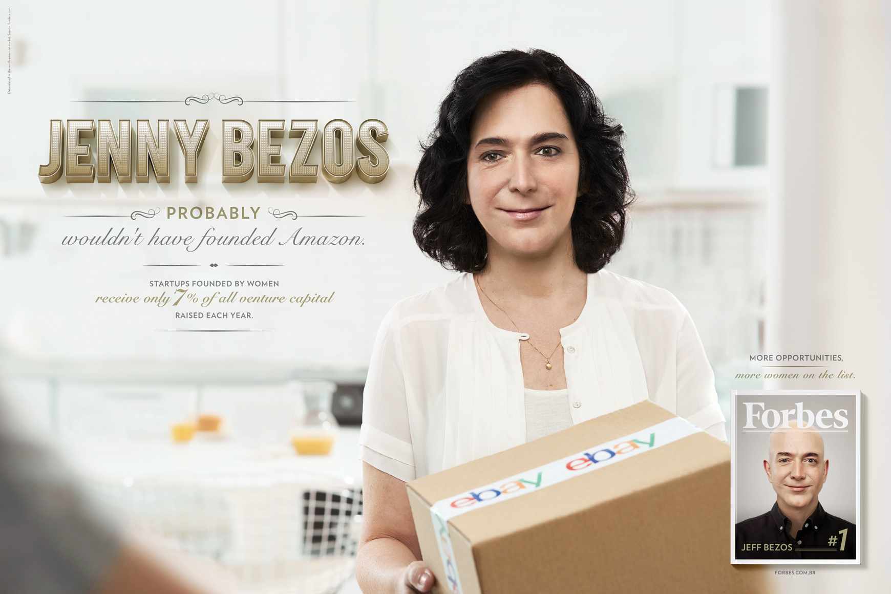 Forbes Print Ad - Jenny Bezos