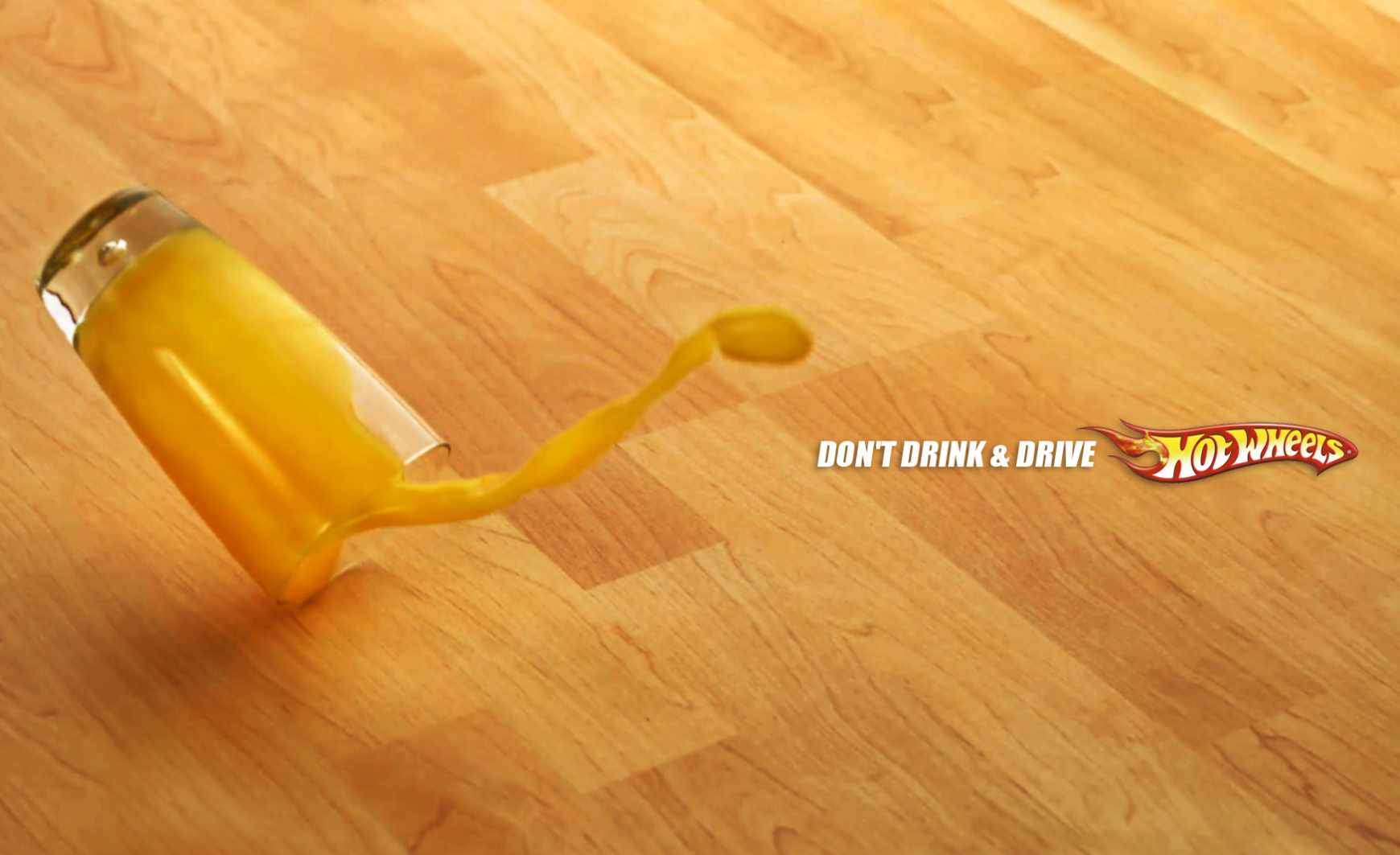 Hot Wheels Print Ad - Spilled Out - Juice 
